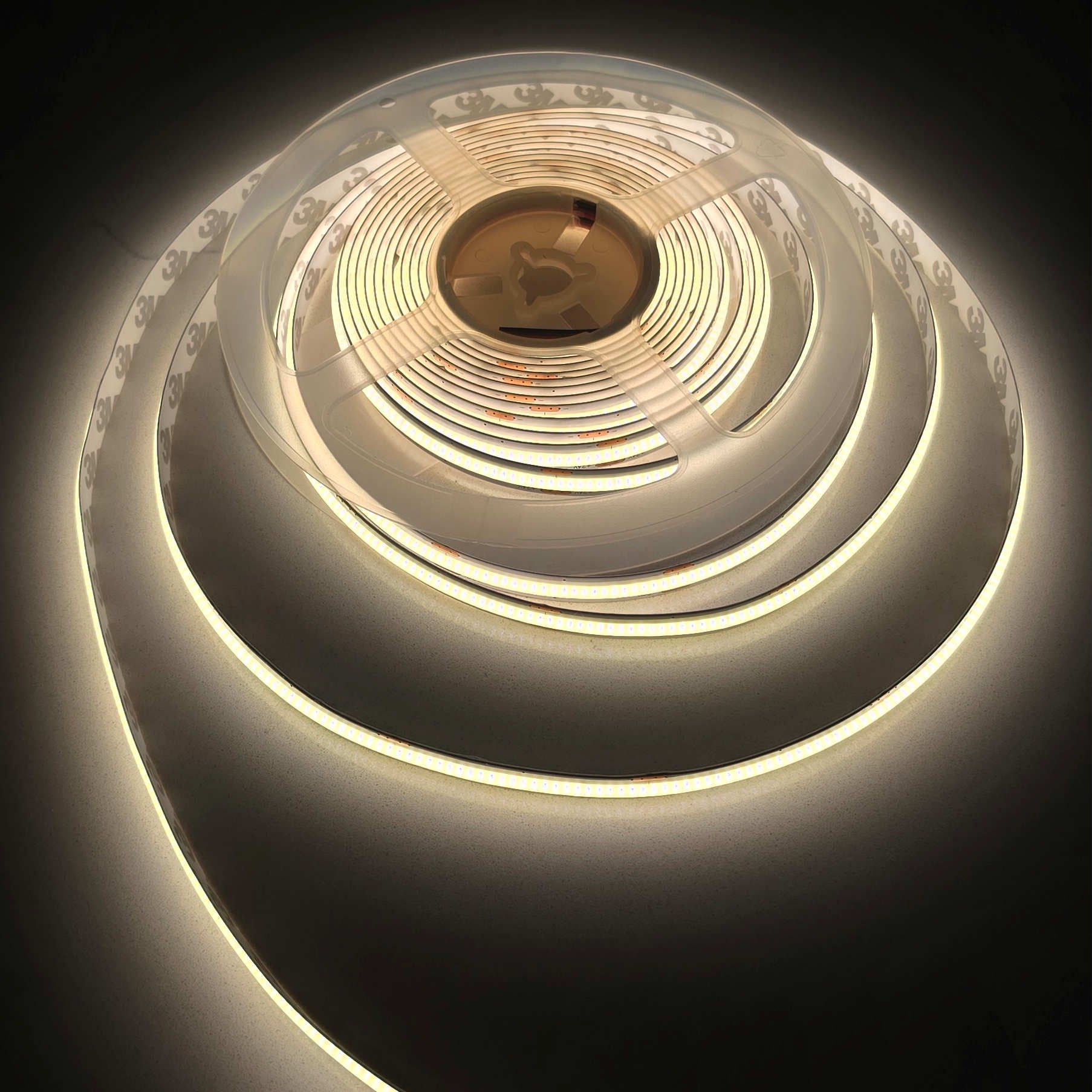 10mm LED Strip lights (24v) 5m COB 4000K 50mm cut length 8w/m - 5m roll