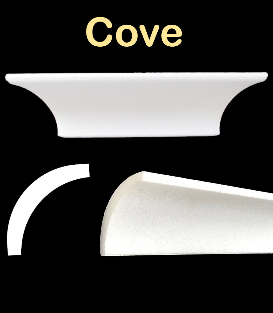Cove Cornice (per 2 m length)