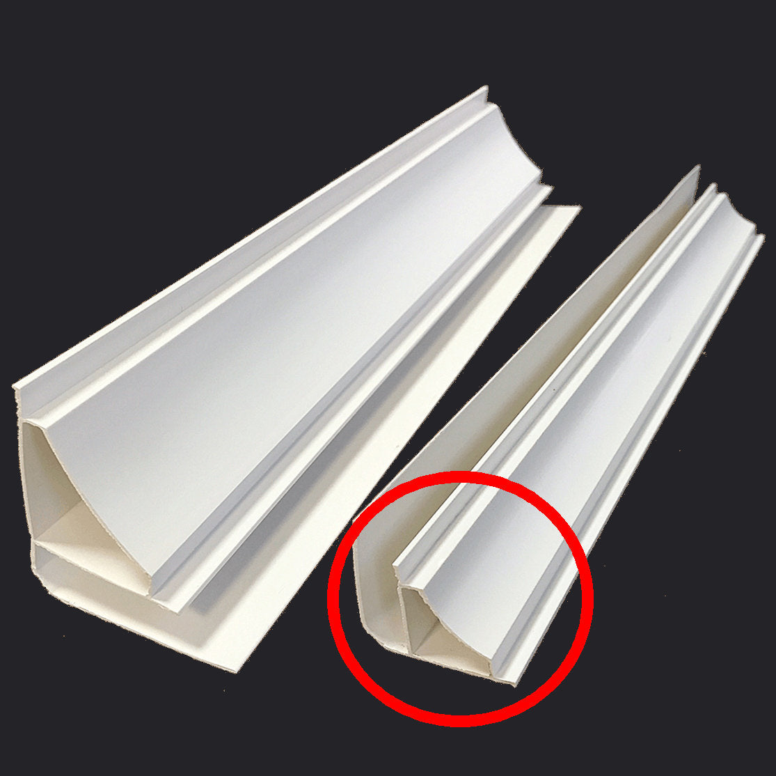 F3-L PVC Small Edge Cornice 35mm (4m length)