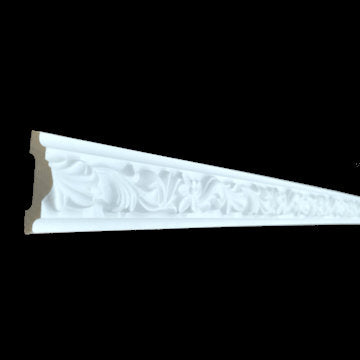 Polyurethane flower design dado rail