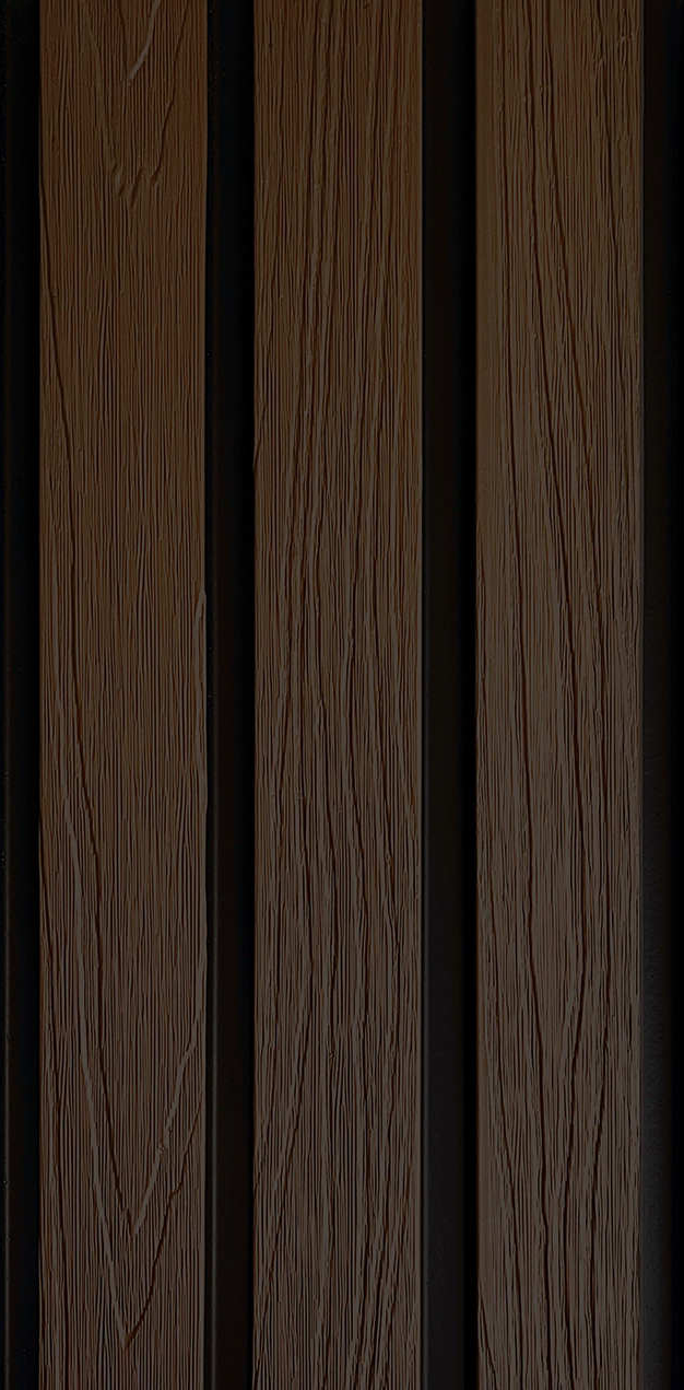 Exterior wall cladding 2900x169x28mm - per 2.9m panel