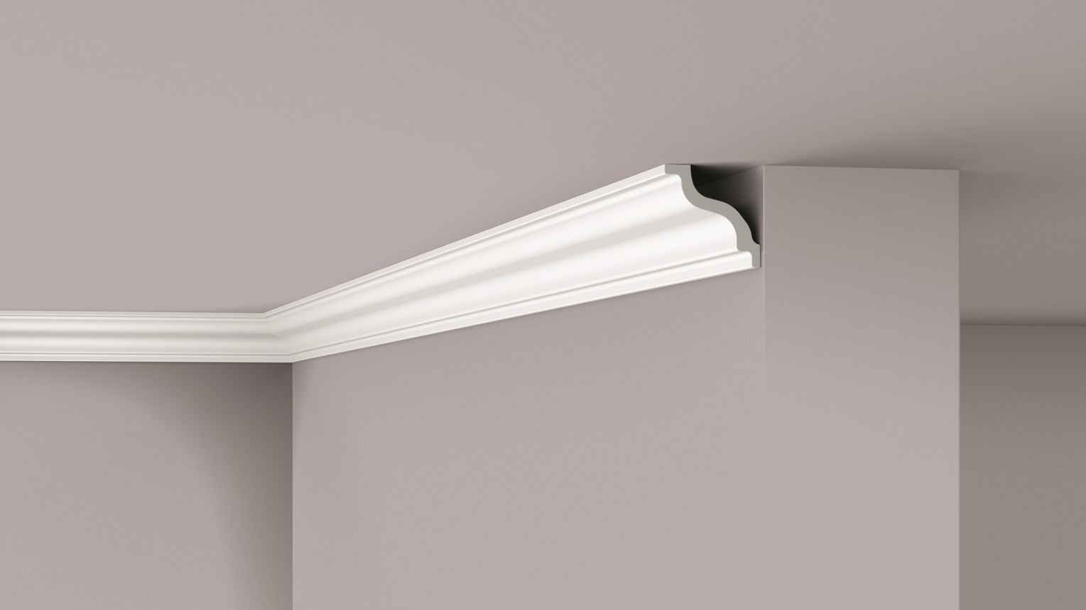 NMC K 70mm x 70mm Extruded Cornice - Per 2m length