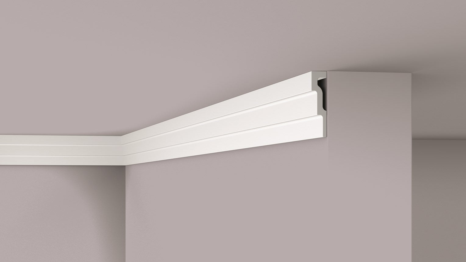 NMC M1 120 x 30 mm Extruded Cornice - Per 2m length
