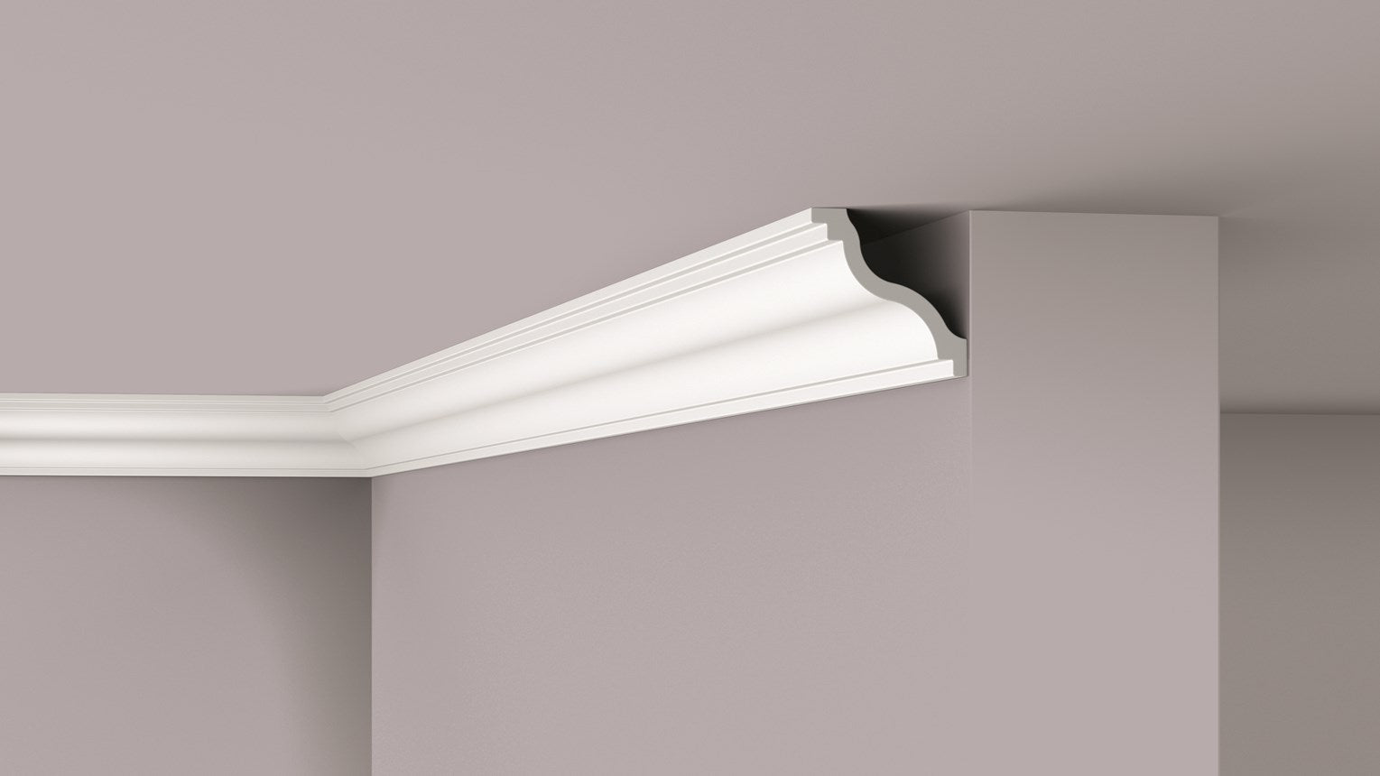 NMC SL 100mm x 100mm Extruded Cornice - Per 2m length