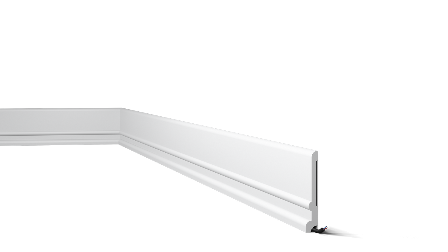 FD21 Wallstyl 130x18x2000 Skirting board HDPS - 2m length