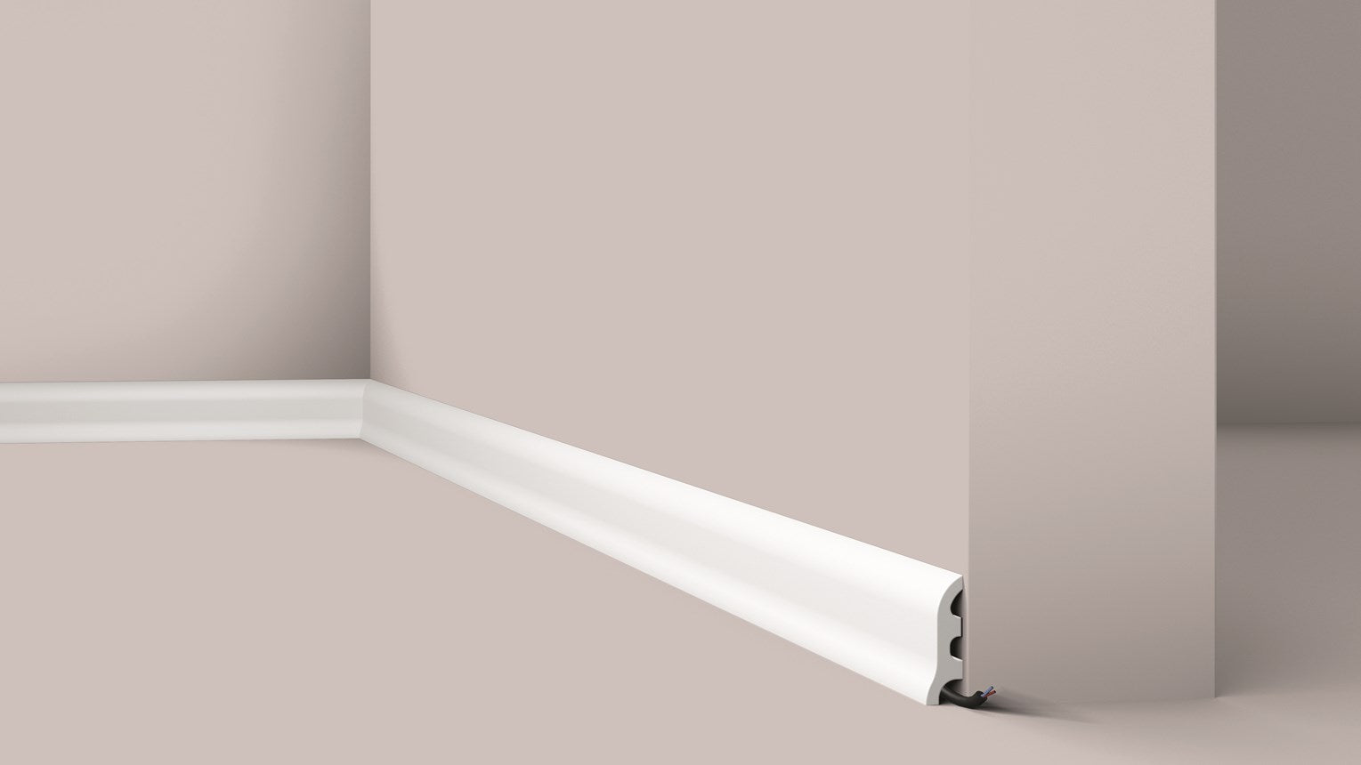 FL3 Wallstyl 55 x 17 HDPS Skirting - 2m length