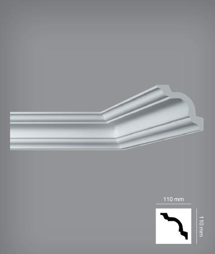 Bovelacci Profile A: 155Mm (Per 2 M Length) Cornice