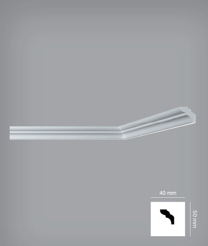 Bovelacci D (I856)) 64mm (40mm x 50mm) Cornice (per 2 m length)