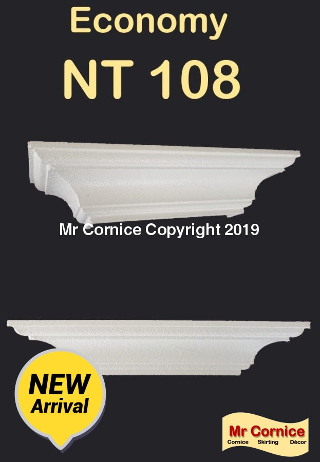 Economy NT 108 Cornice - per 2 m length