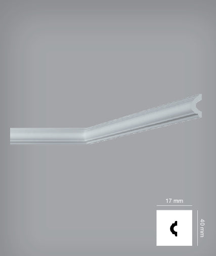 Bovelacci I (I745) 17mm x 40mm Cornice (per 2 m length)