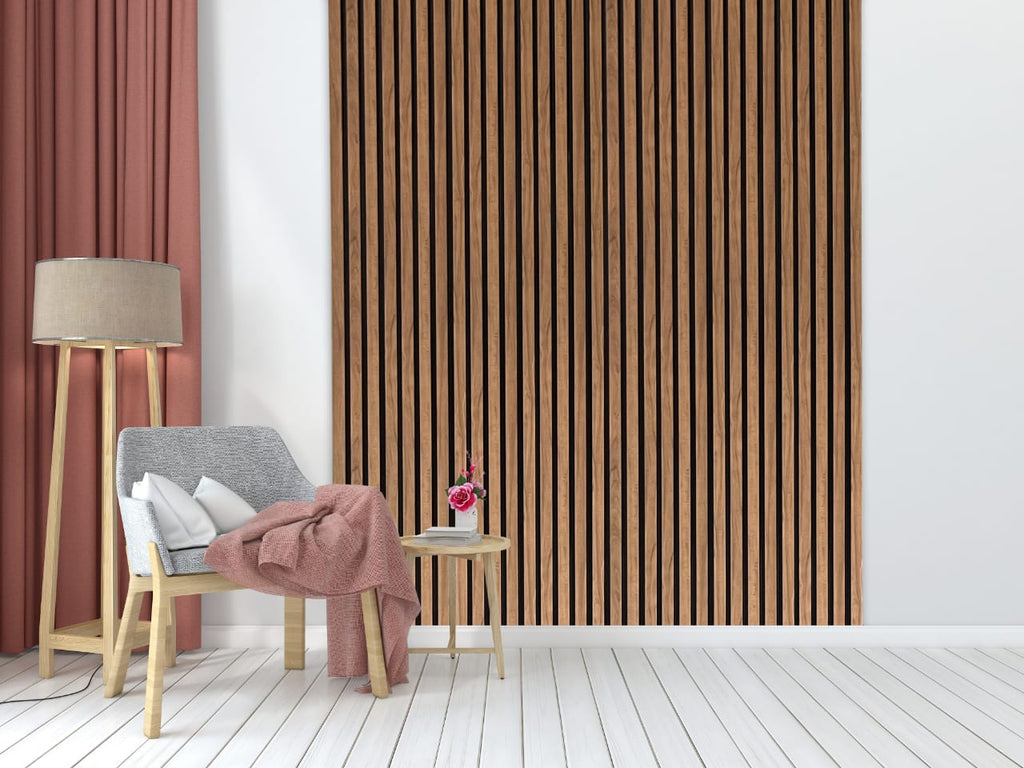 Premium range Slatted polymer wall paneling and cladding Mr Cornice