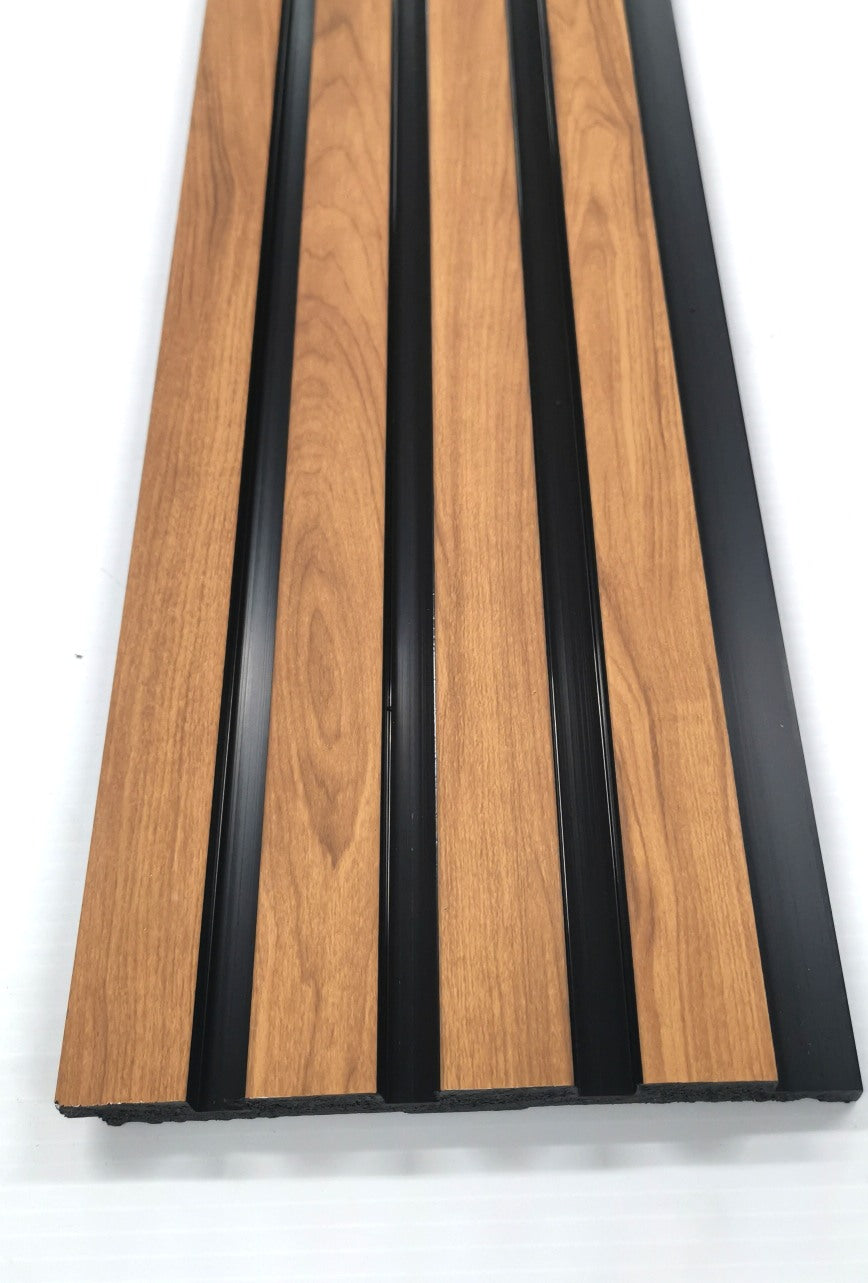 Premium range Slatted polymer wall paneling and cladding