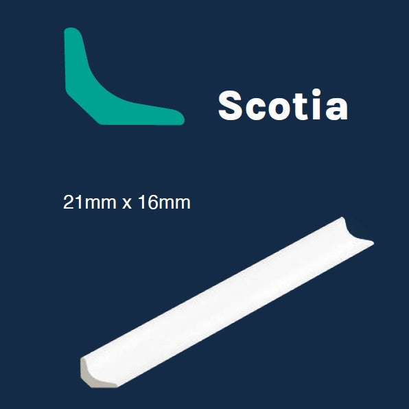 ERP008 Scotia 21mm (2.7m length) - PER LENGTH