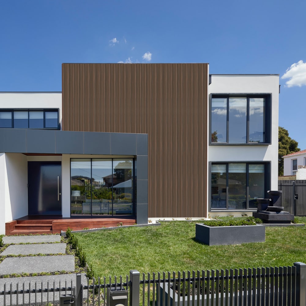 Composite cladding for outdoors and indoors