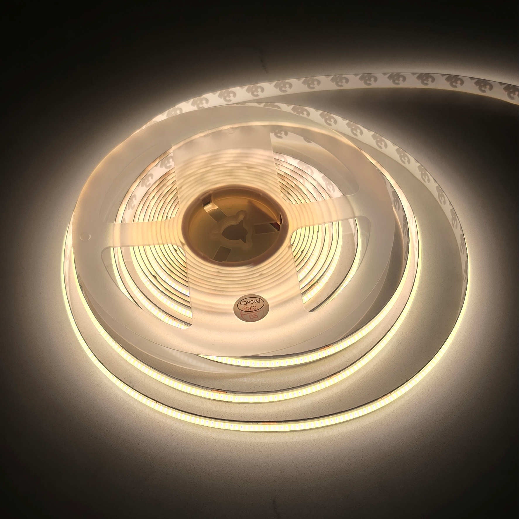 10mm LED Strip lights (24v) 5m COB 4000K 50mm cut length 8w/m - 5m roll