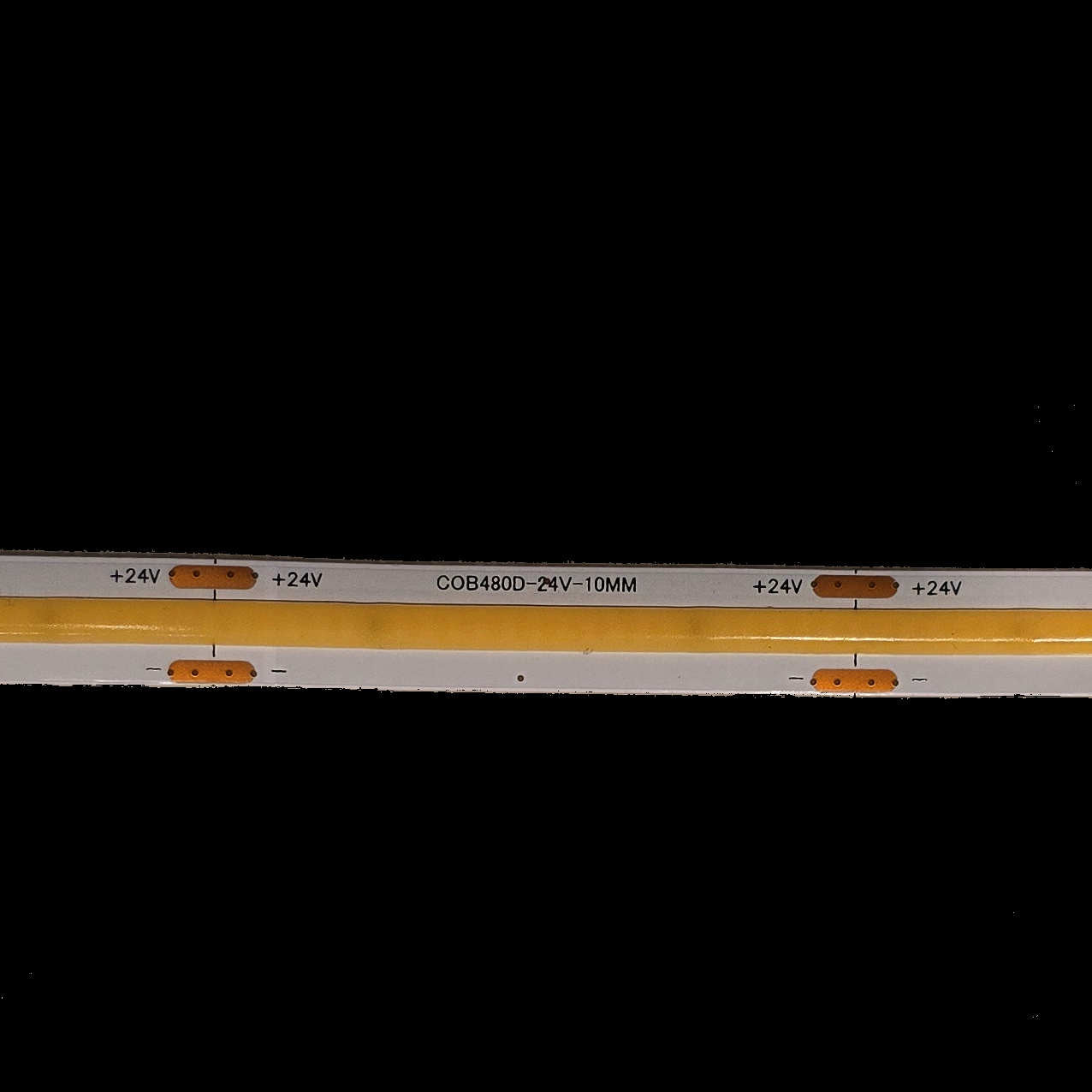 10mm LED Strip lights (24v) 5m COB 4000K 50mm cut length 8w/m - 5m roll