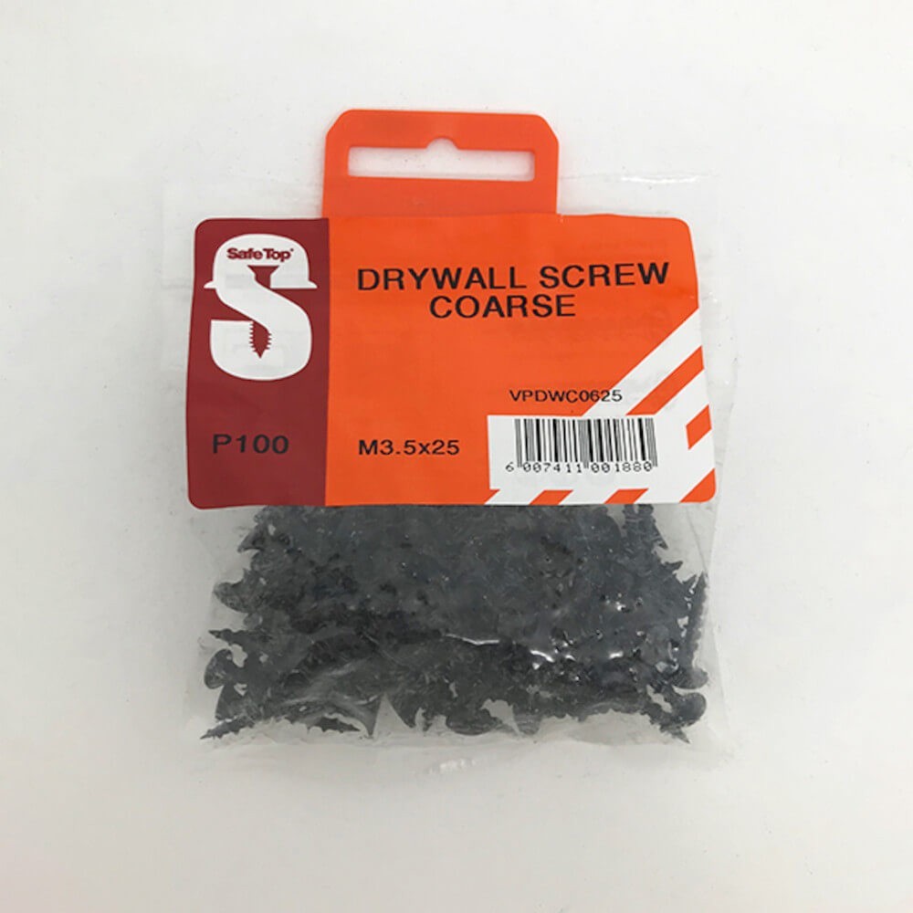 Screws - Dry wall coarse thread (3.5x25) - Pack of 100