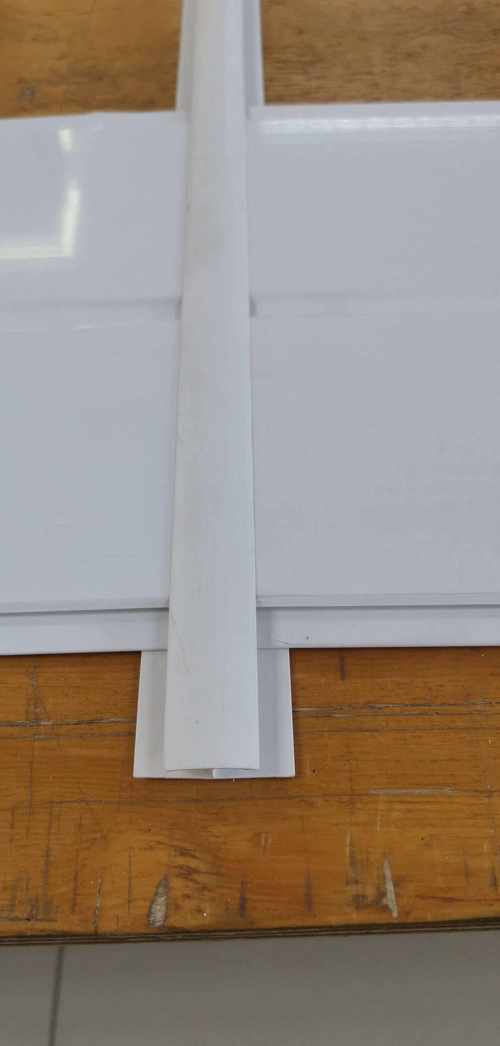 H-LX PVC Jointing strip large H-LX (12mm) 4m length