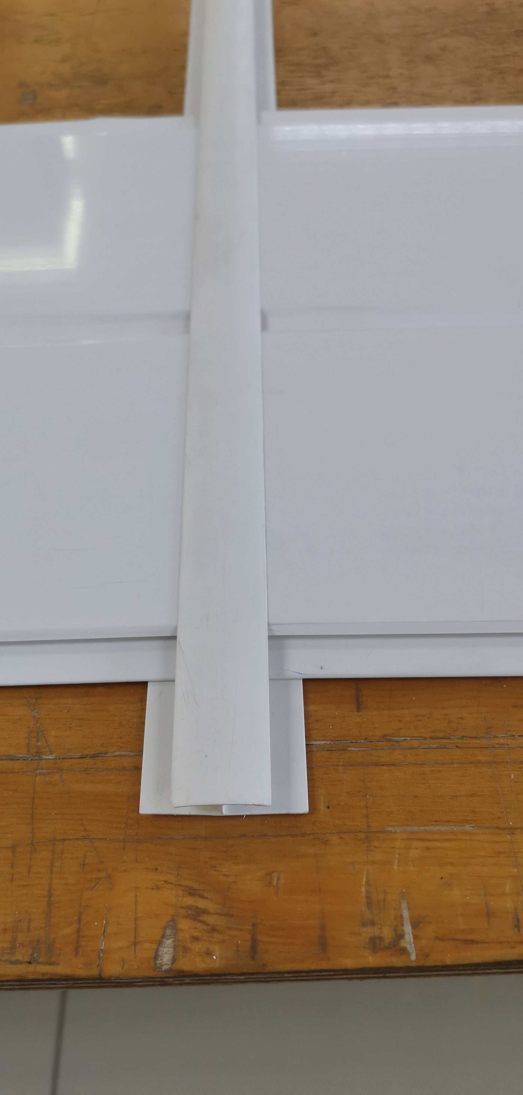 H-LX PVC Jointing strip large H-LX (12mm) 4m length