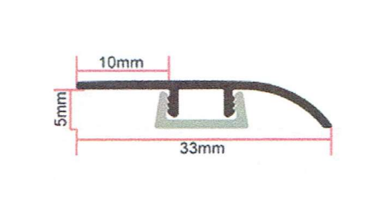 LVT Mini Clip Adaptor - Reducer - 2.5m (per length)