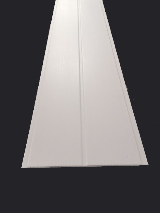 Matt White Grooved (25C00) PVC Ceiling Board - Per Board