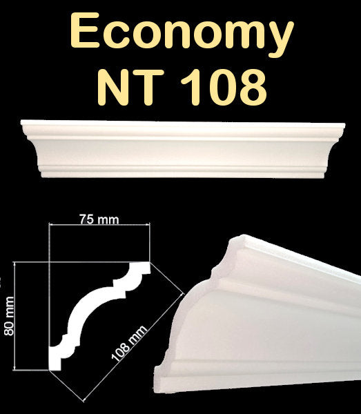 Economy NT108 XPS cornice