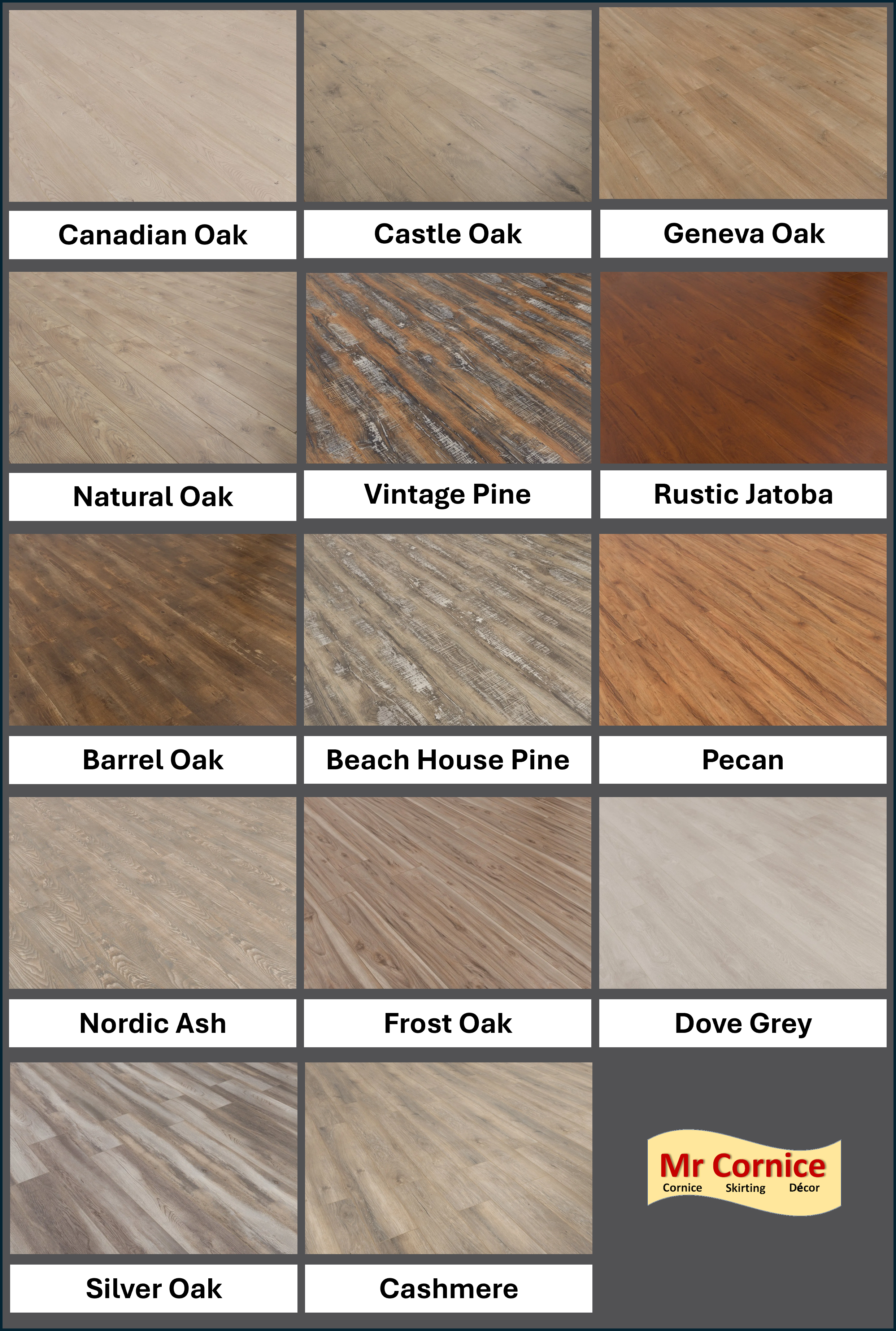 Picasso V-Groove AC4 Laminate Flooring - Priced and Sold per Box