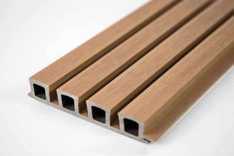 Bamboo castellated composite cladding - per 5.4m length