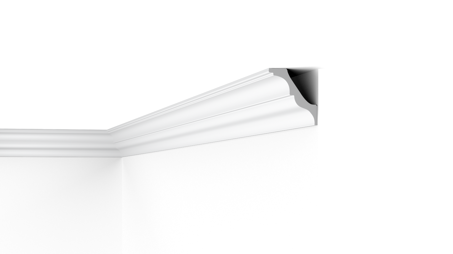 NMC AT 100mm x 95mm Extruded Cornice - Per 2m length