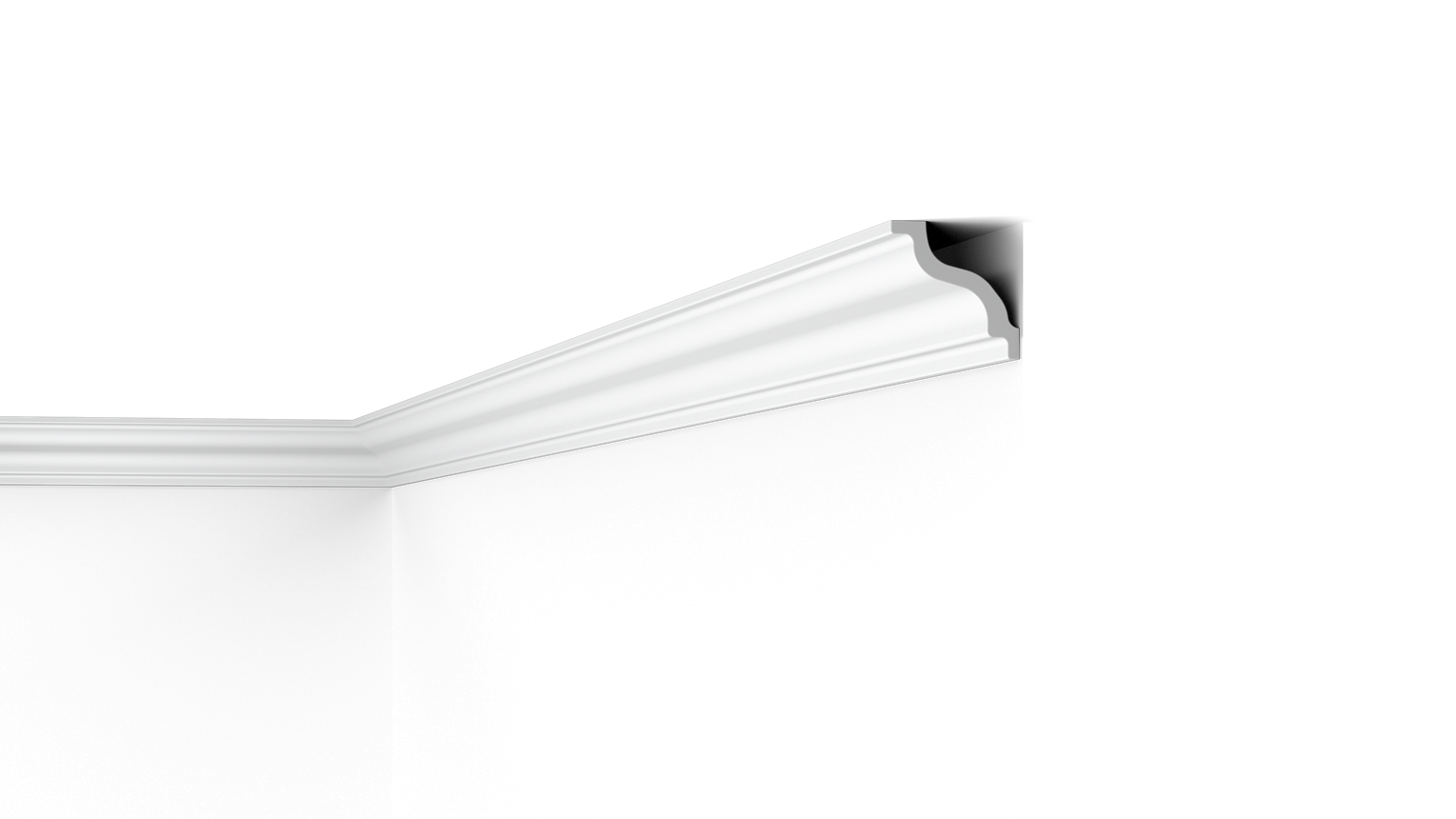 NMC K 70mm x 70mm Extruded Cornice - Per 2m length