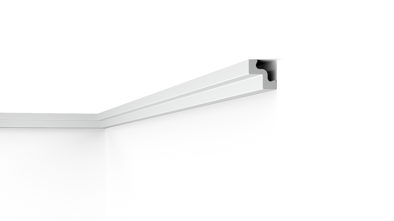 NMC ST2 50mm x 50mm Extruded Cornice - Per 2m length