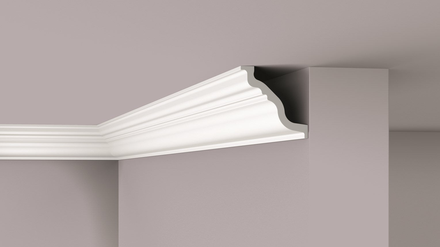 NMC TL 150x150 Extruded cornice - per 2m length