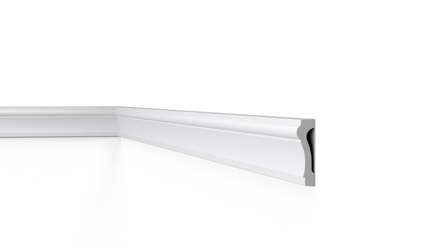 WL6 WALLSTYL Dado Rail (75mm x 22mm x 2m) Per 2m length