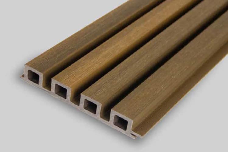 Bamboo castellated composite cladding - per 5.4m length