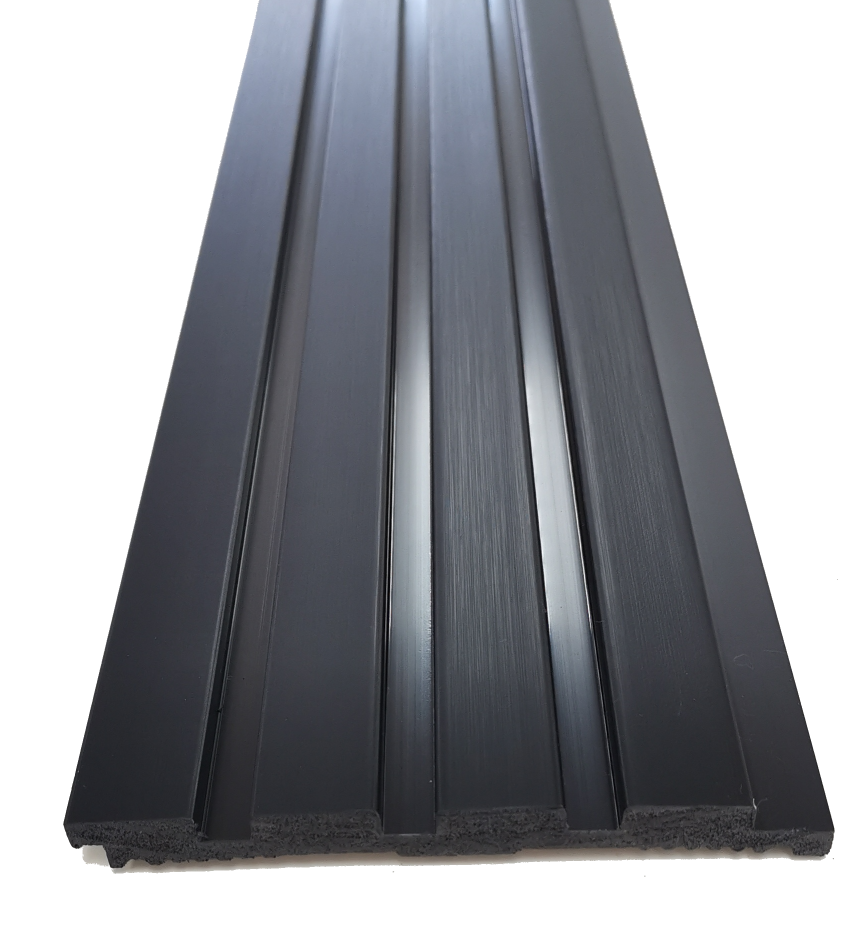 Premium range Slatted polymer wall paneling and cladding