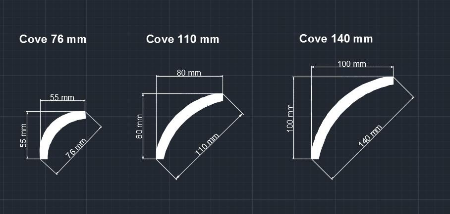 Pvc Cornice Sizes Cornice Profiles South Africa