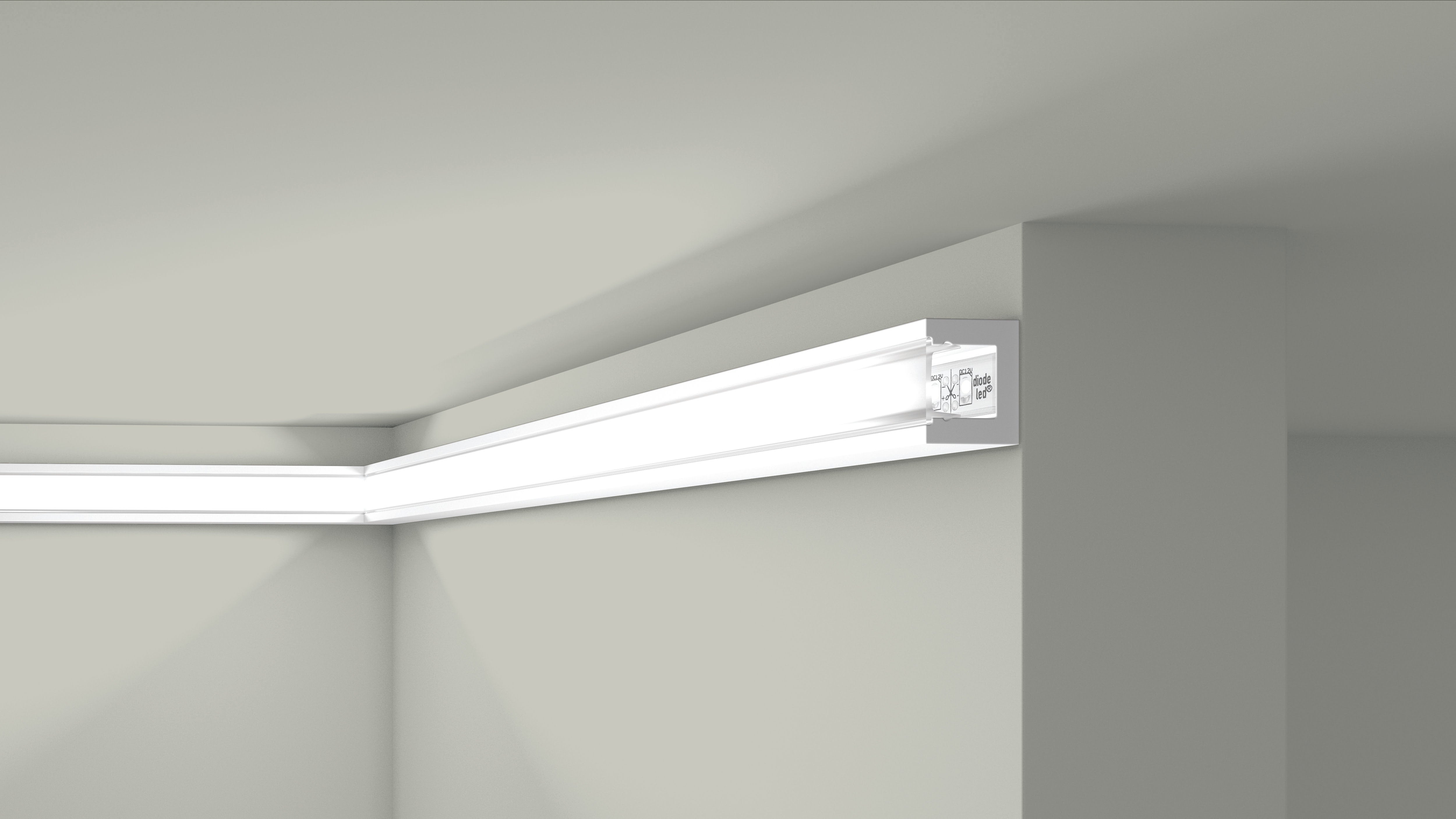 IL12 LED Lighting profile (25mm x 20mm x 2m) Per 2m length