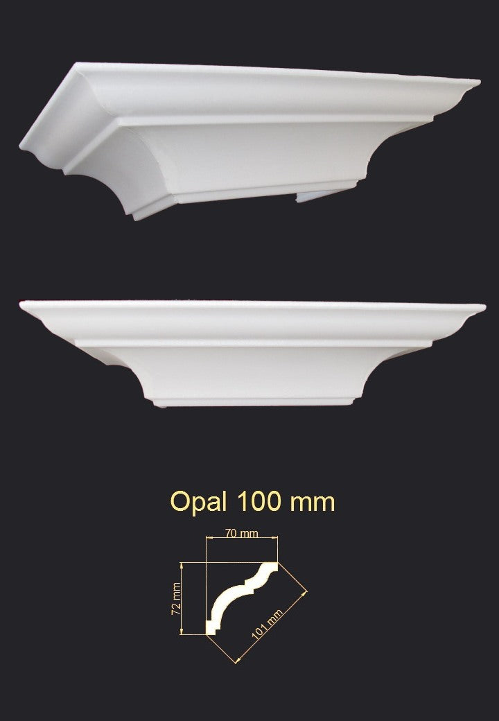 Opal Cornice (per 2 m length)
