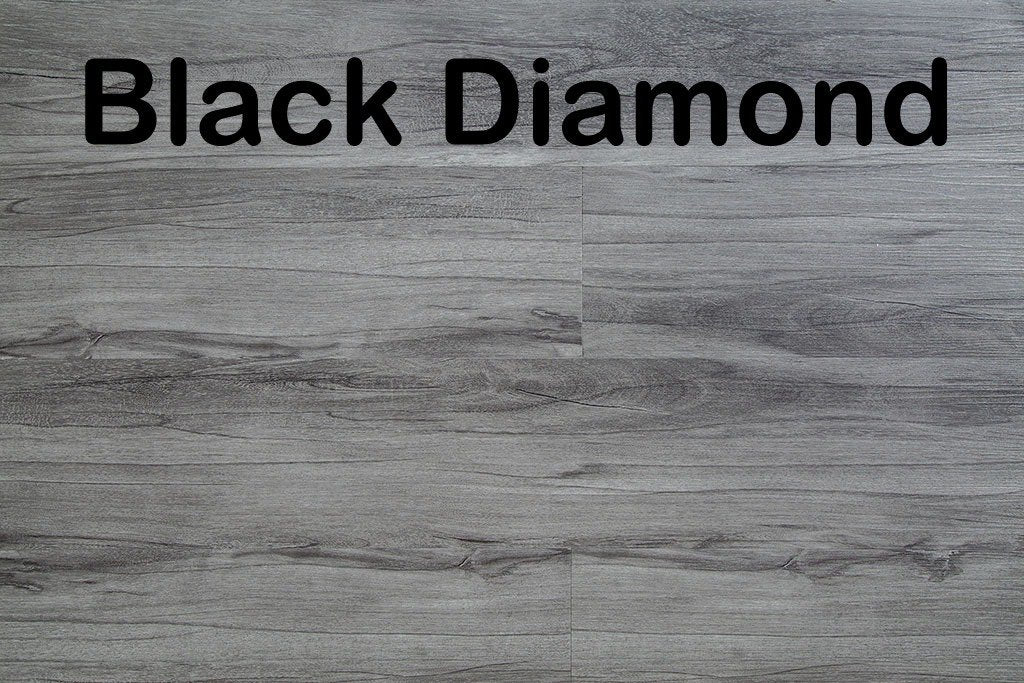 Mr Cornice Diamond Core Spc Vinyl Flooring - Black Diamond